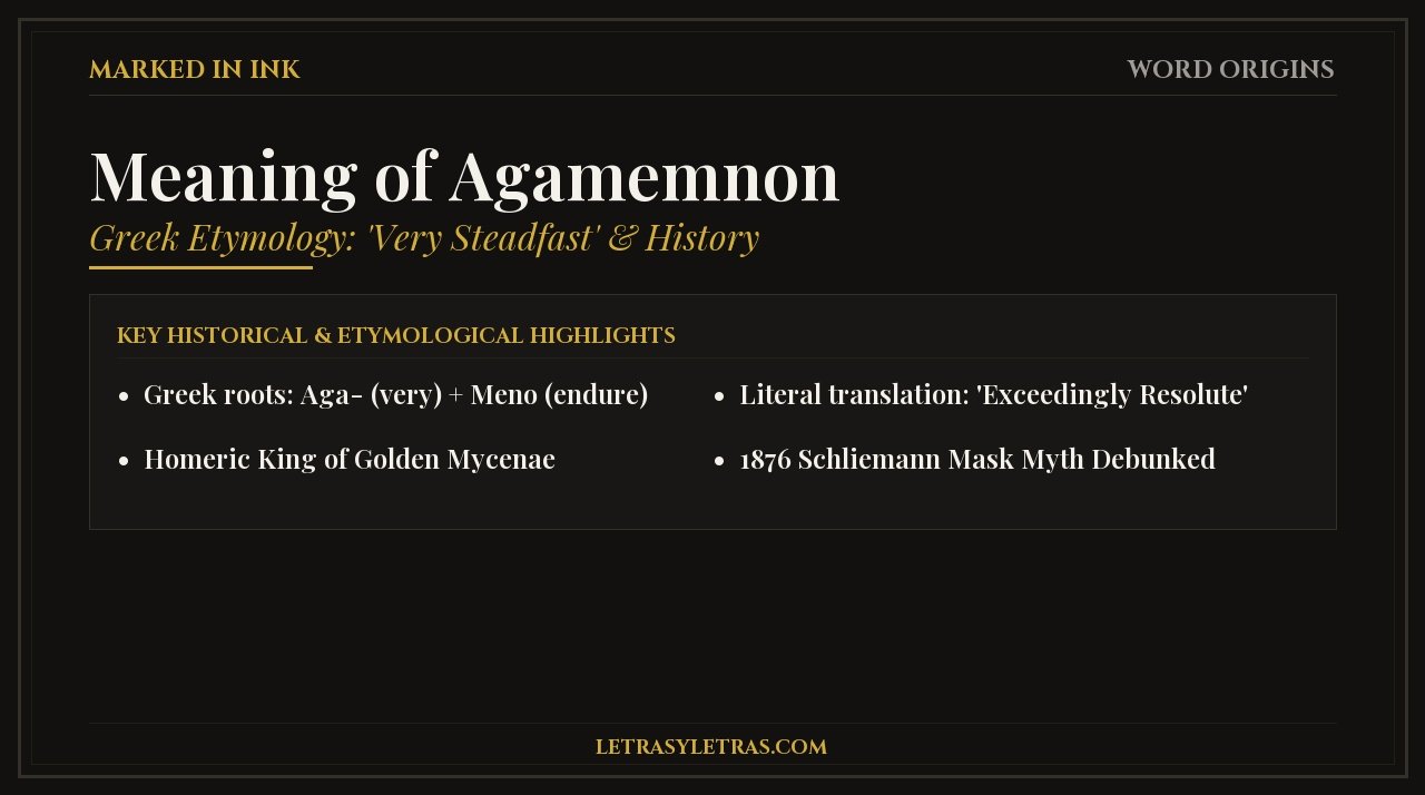 Agamemnon