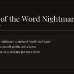 The True Origin of the Word Nightmare - Word origins and phrase history illustration