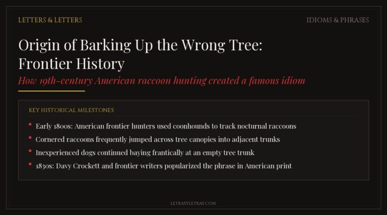 Featured Card for Origin of the Phrase Barking Up the Wrong Tree