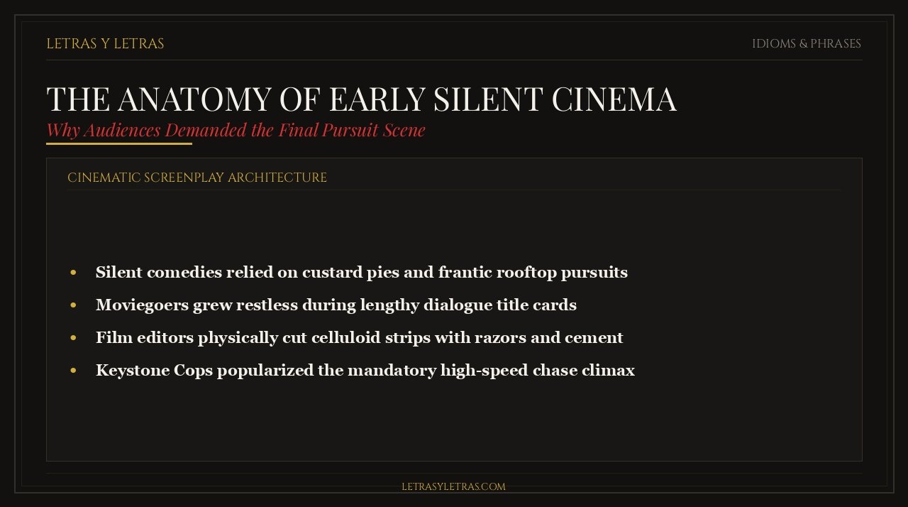 Silent Cinema Chase Scenes