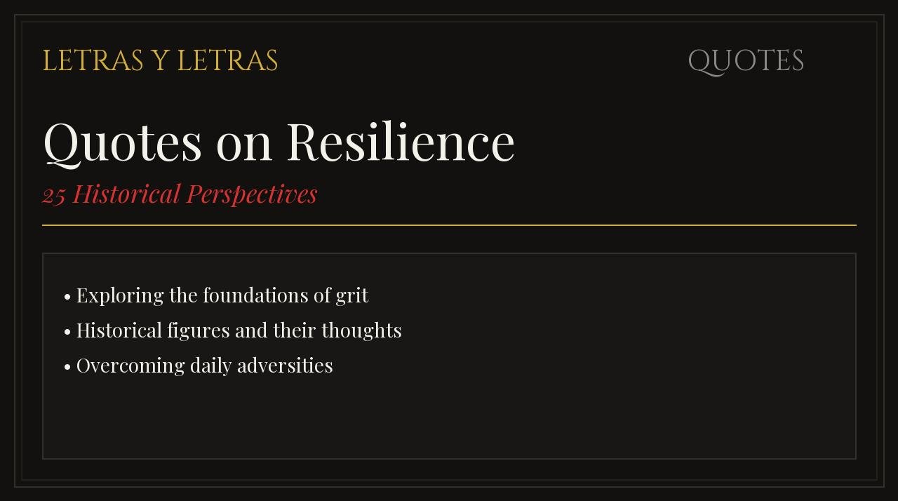 25 Quotes on Resilience and Inner Strength - Word origins and phrase history illustration