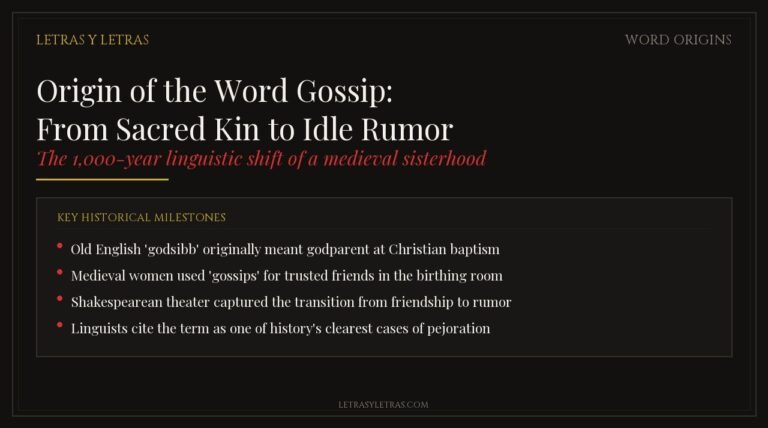 Featured Card for Origin of the Word Gossip