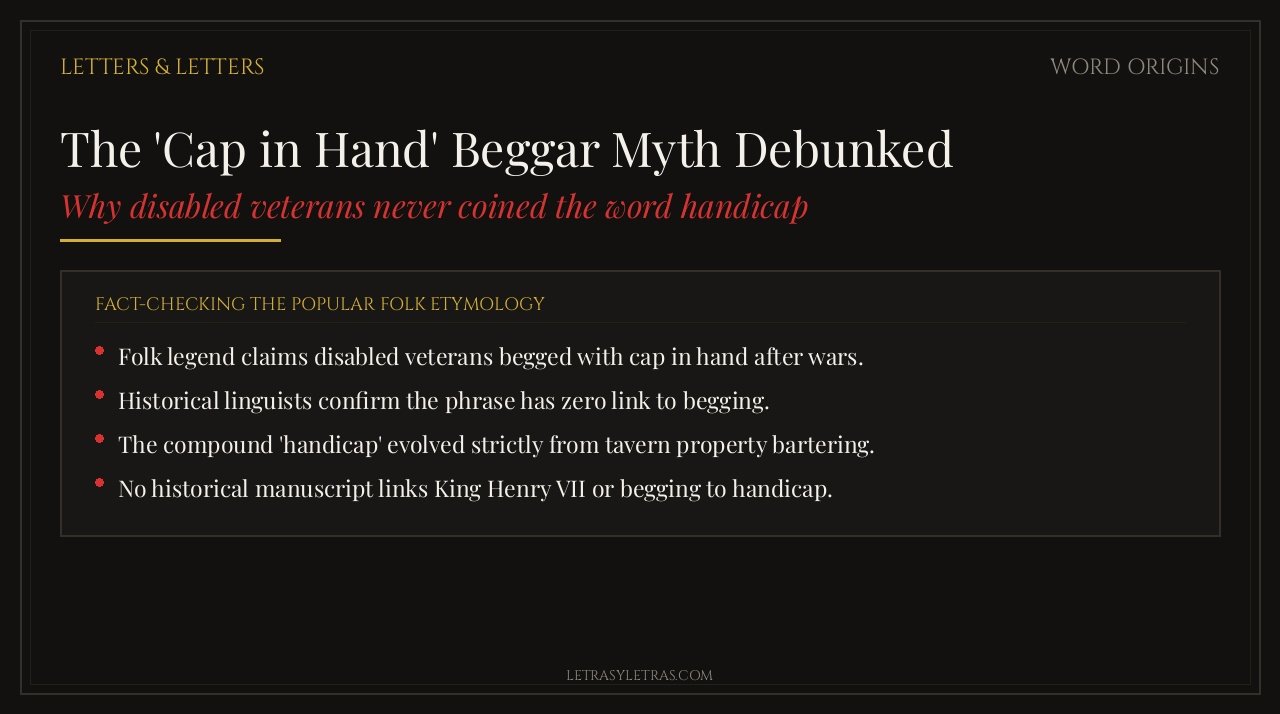 The Cap in Hand Beggar Myth Debunked