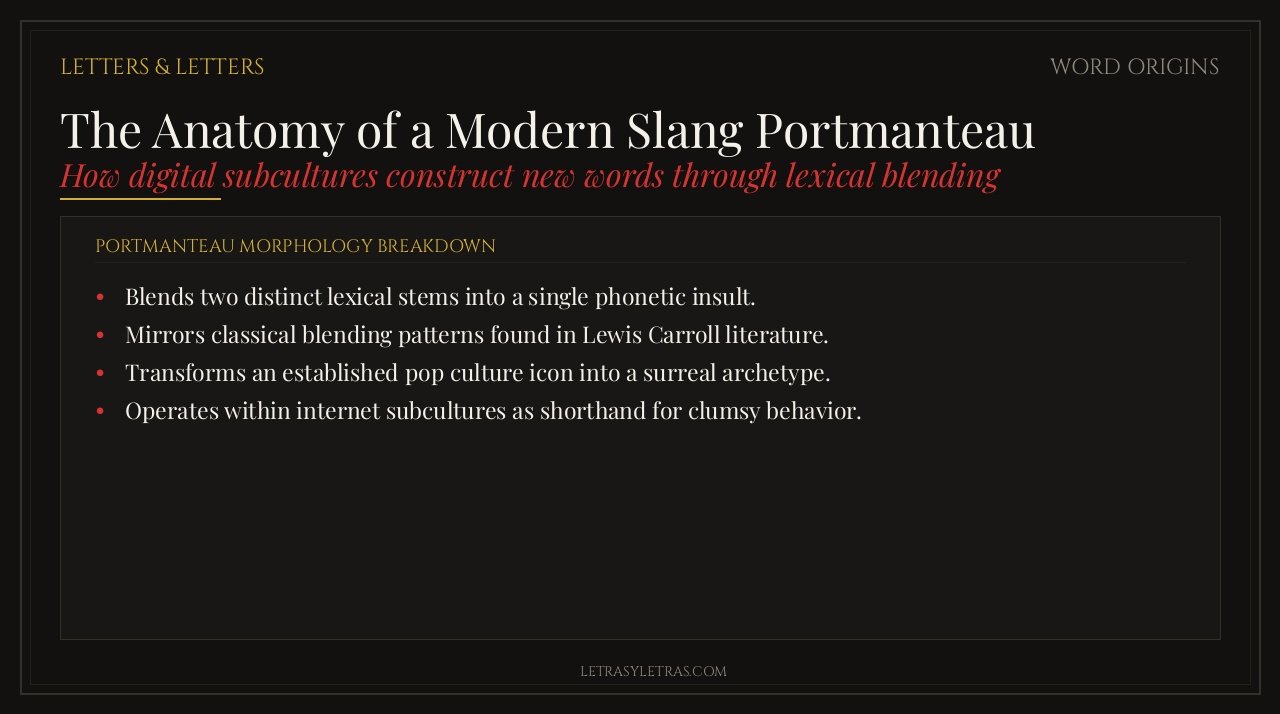 The Anatomy of a Modern Slang Portmanteau