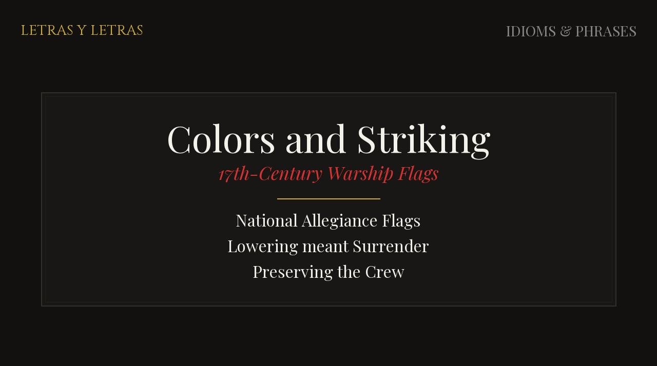 17th Century Warship Flags