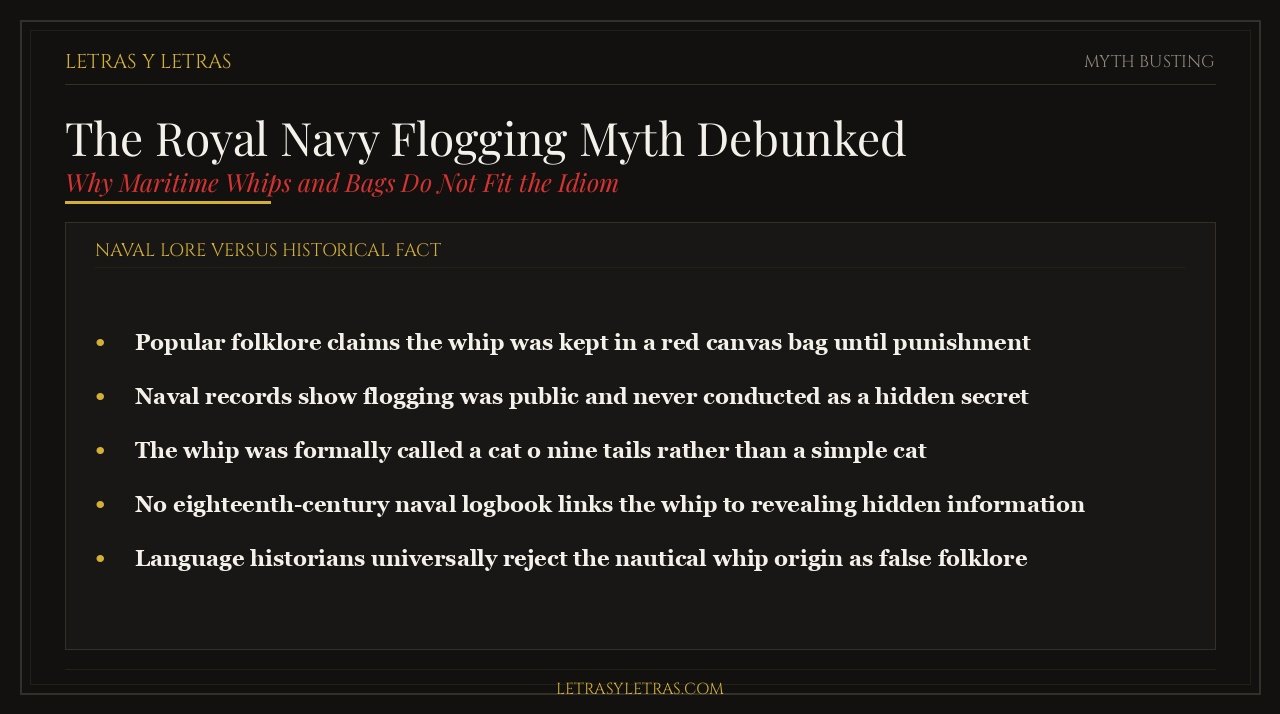 The Royal Navy Flogging Myth Debunked