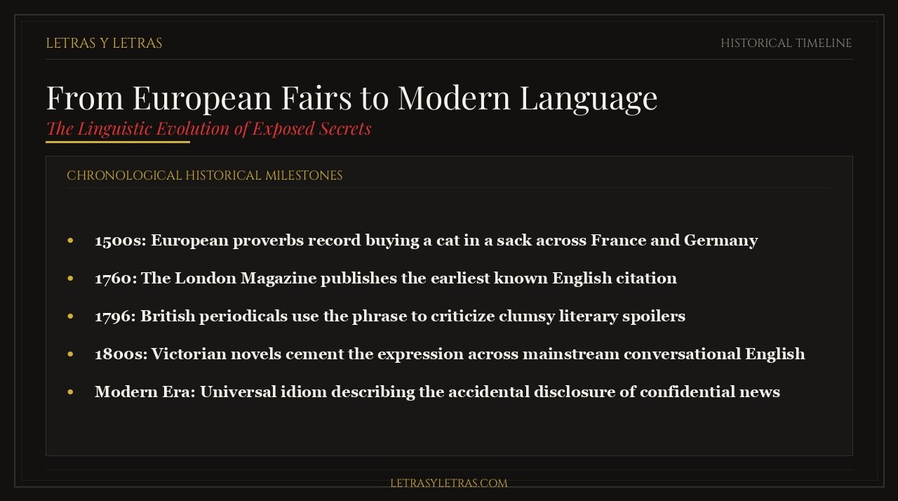 From European Fairs to Modern Language