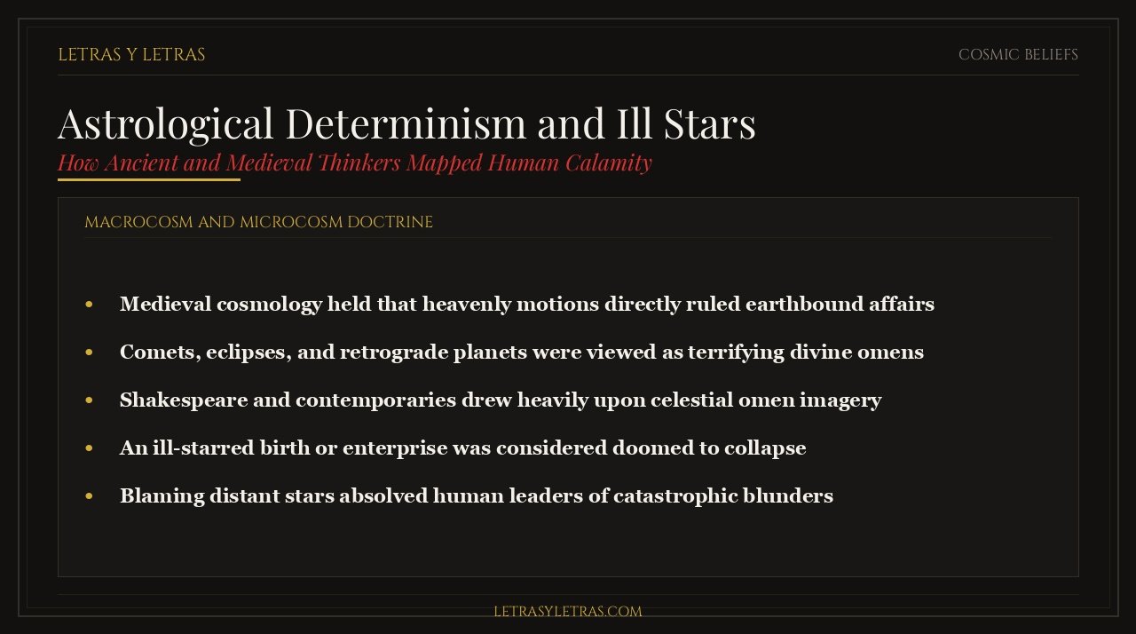 Astrological Determinism and Ill Stars