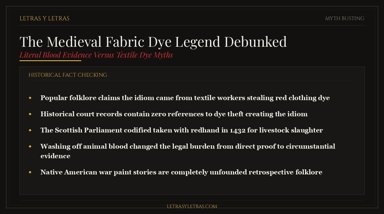 The Medieval Fabric Dye Legend Debunked