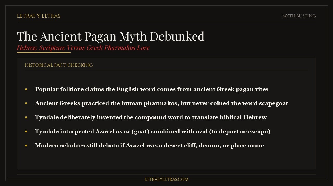 The Ancient Pagan Myth Debunked